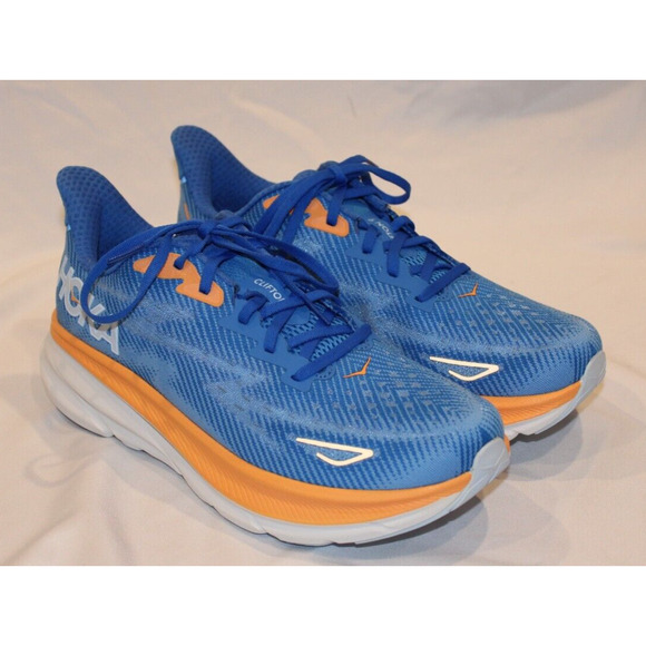NIB Hoka One One Men's Clifton 9 Running Athletic Sneakers CSAA BLUE Sz 8.5 NIB - Picture 3 of 6